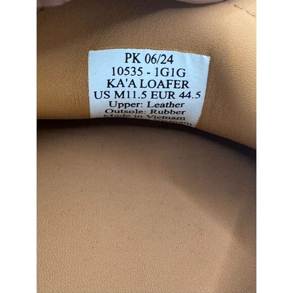 NWT OluKai Kaʻa Grey Suede Leather Loafers Men 11.5 Island Casual